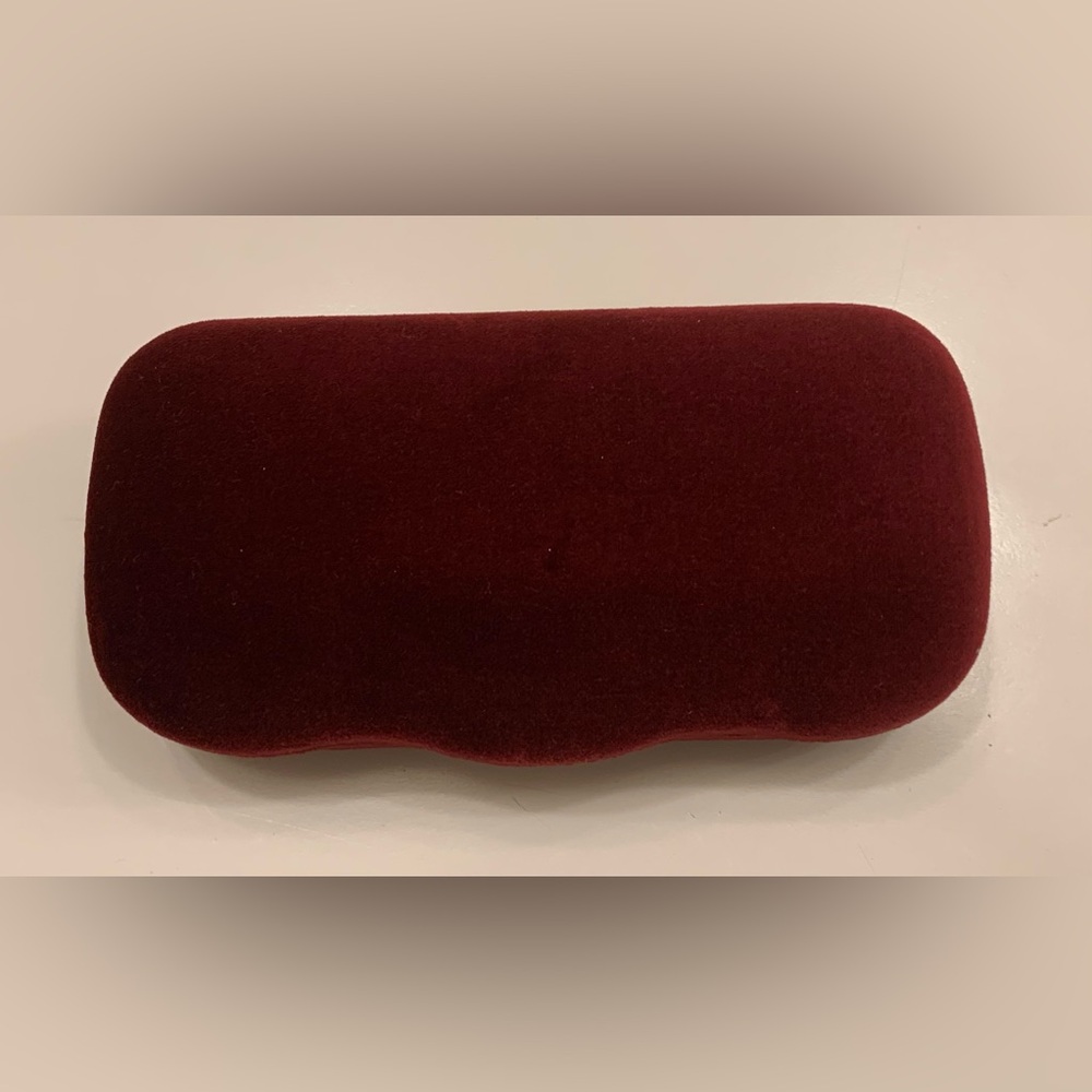 GUCCI Case Hard Shell Sunglasses Velvet Case Large Burgundy Red